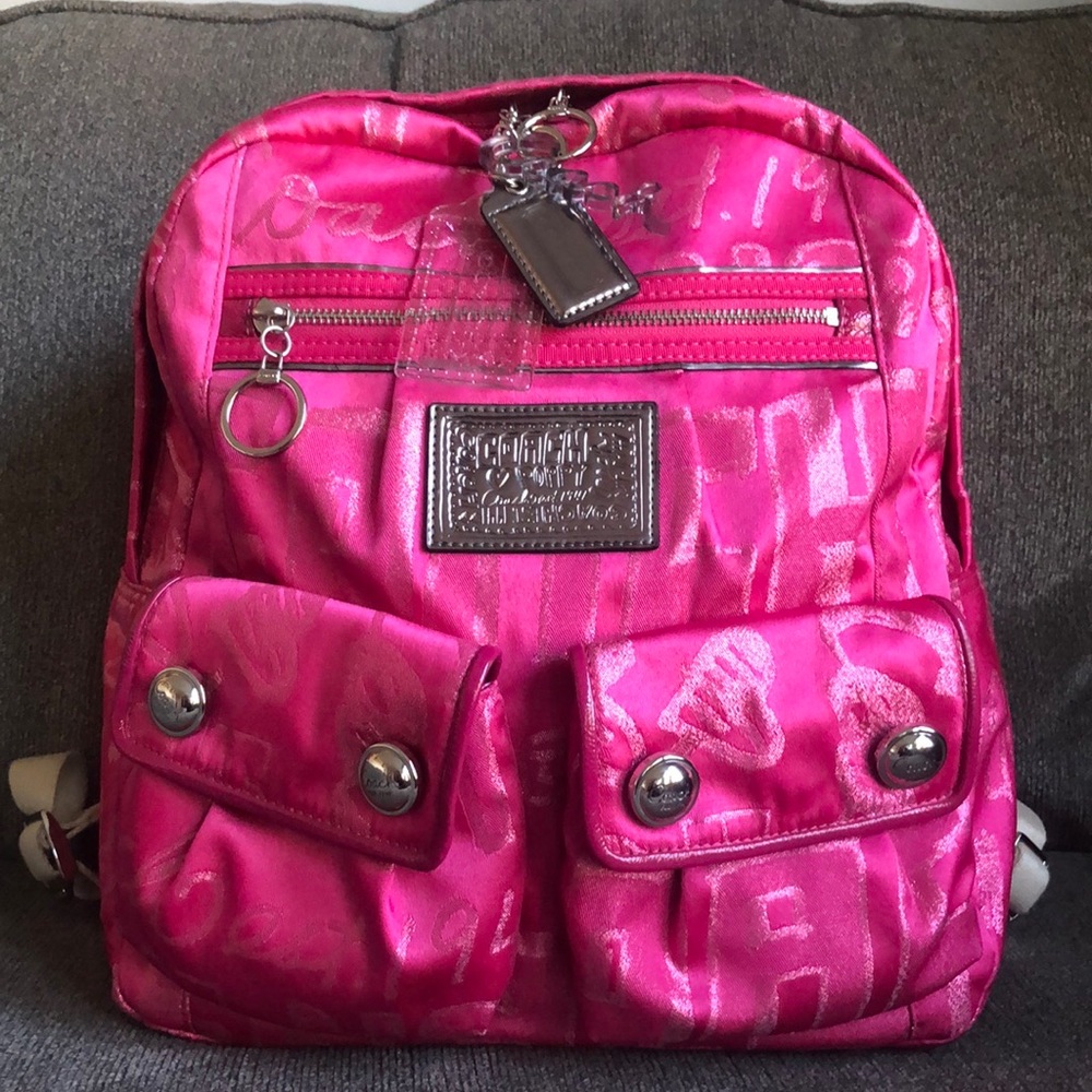 Coach Poppy Story Patch Limited Edition Backpack